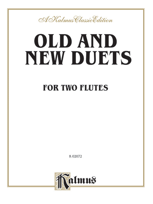 Old and New Duets (Music from the 16th to 20th Centuries) Cover Image
