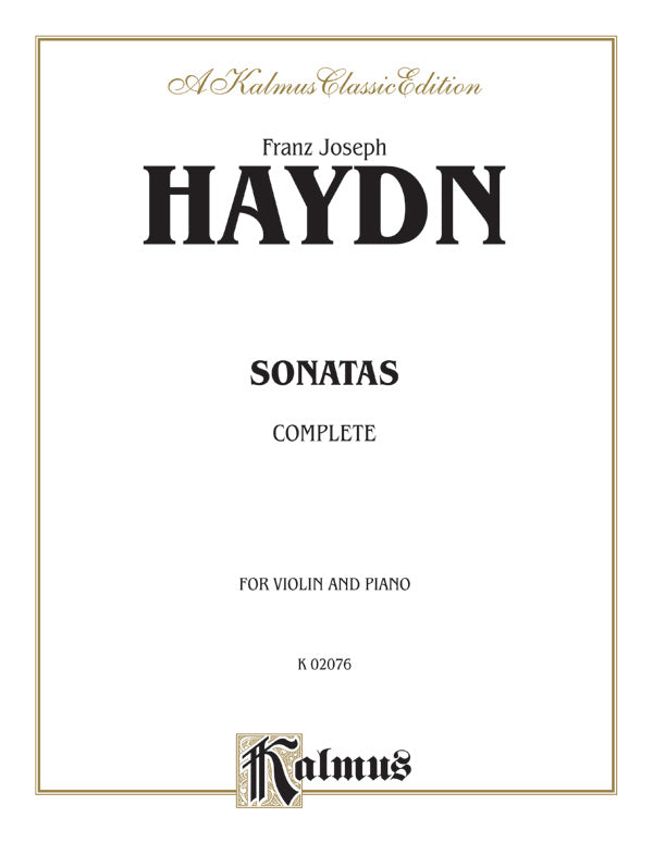 Sonatas (Complete) Cover Image