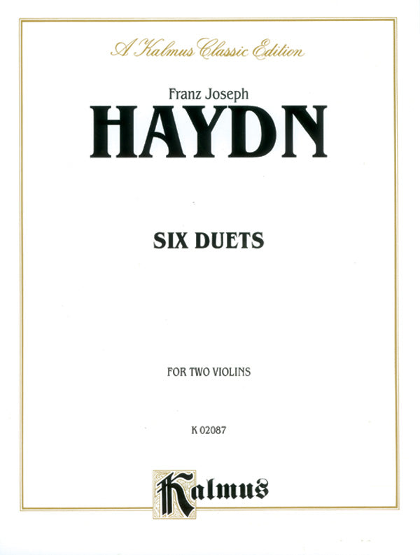 Six Duets Cover Image