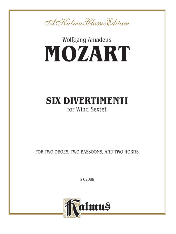 Six Divertimenti: 2nd Bassoon Sheet Music Preview