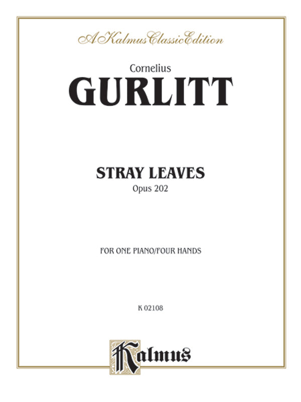 Gurlitt: Stray Leaves, Op. 202 Sheet Music Preview