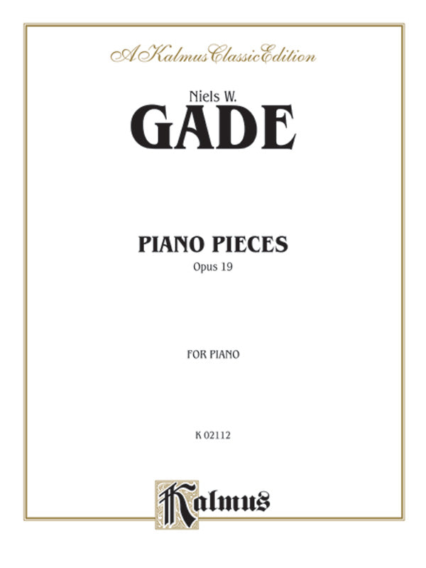 Gade: Piano Pieces, Op. 19 Sheet Music Preview