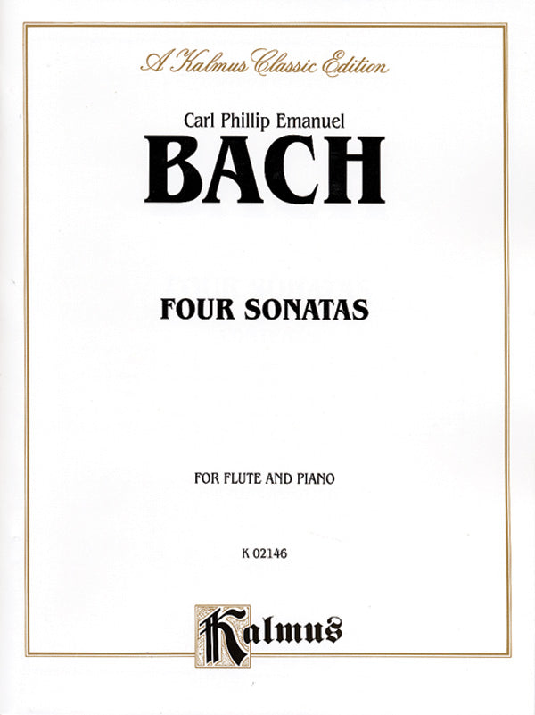 Bach: Four Sonatas Sheet Music Preview