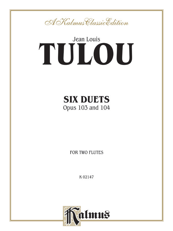 Six Duets, Opus 103 and 104 Cover Image