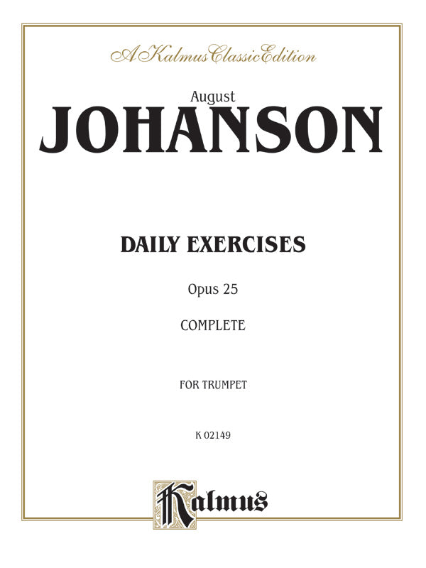 Daily Exercises, Opus 25 Cover Image