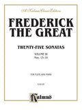 Twenty-five Sonatas, Volume III (Nos. 13-18) Cover Image