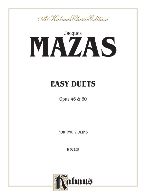Easy Duets, Opus 46 and 60 Cover Image