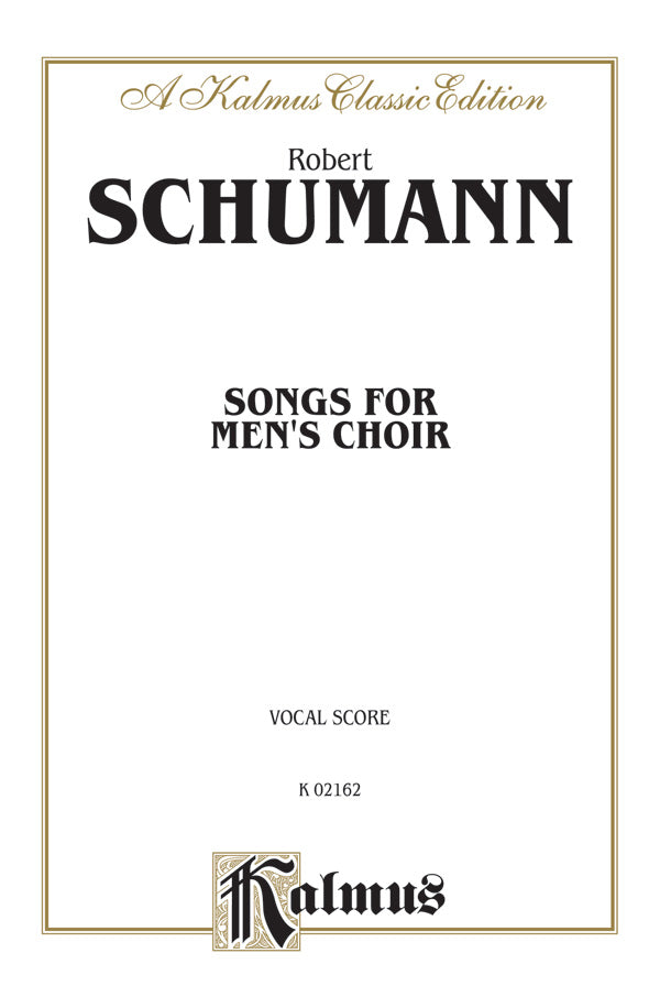 Songs for Men's Choir Cover Image