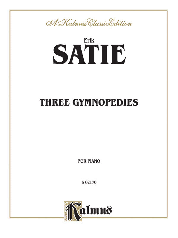 Satie: Three Gymnopedies Sheet Music Preview