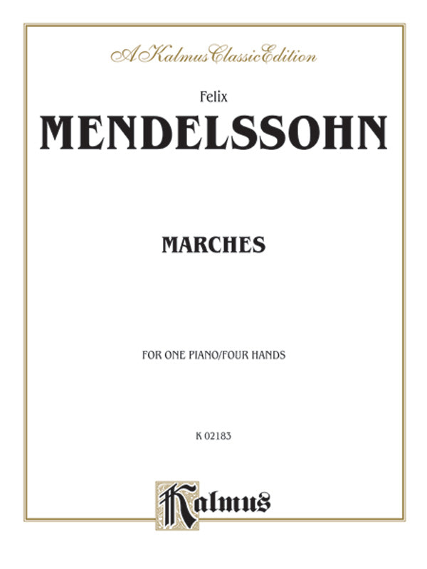 Mendelssohn: Marches Sheet Music Preview