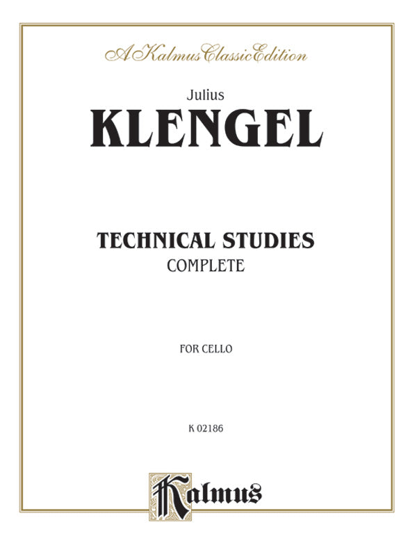 Klengel: Technical Studies (Complete) Sheet Music Preview