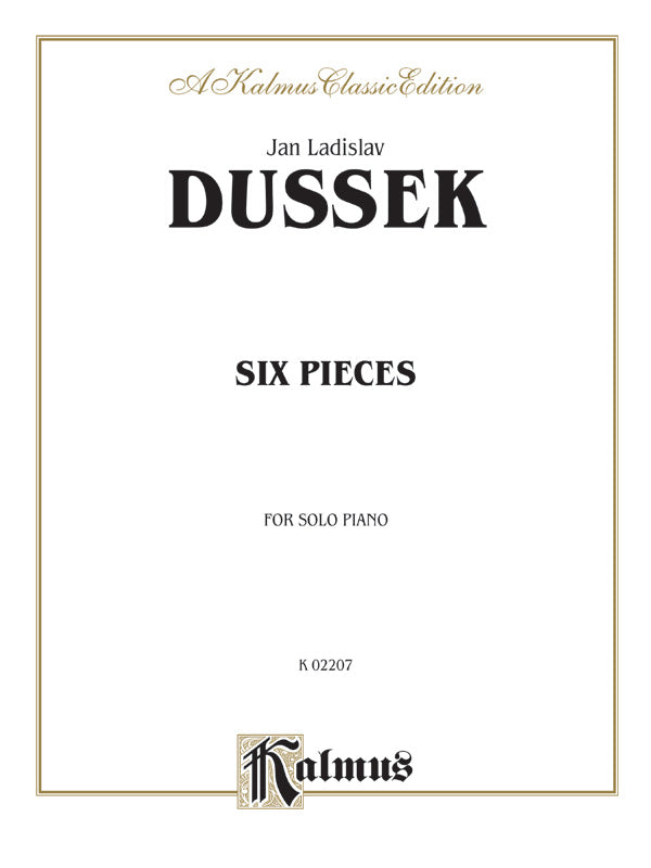 Dussek: Six Pieces Sheet Music Preview