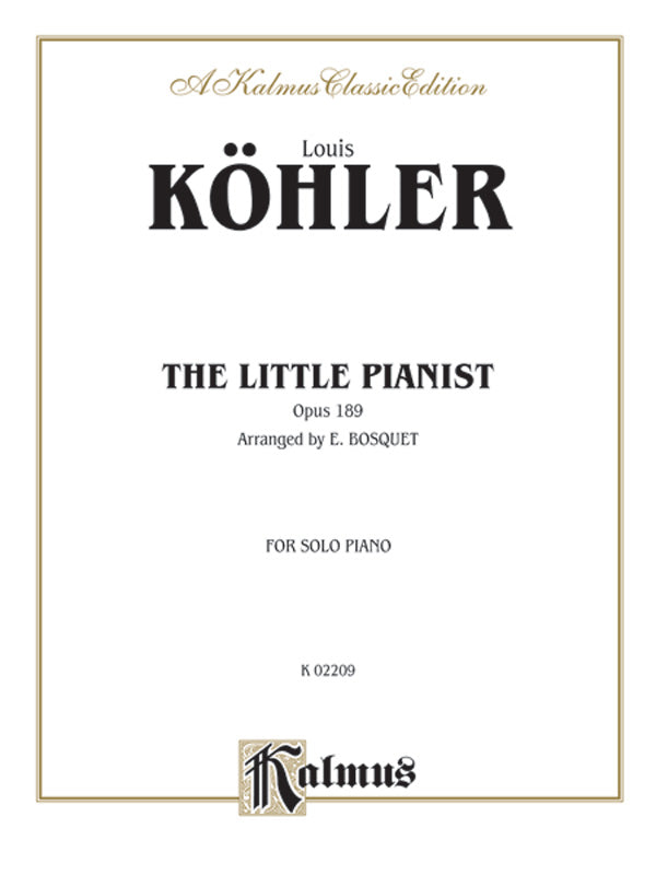Köhler: The Little Pianist, Op. 189 Sheet Music Preview