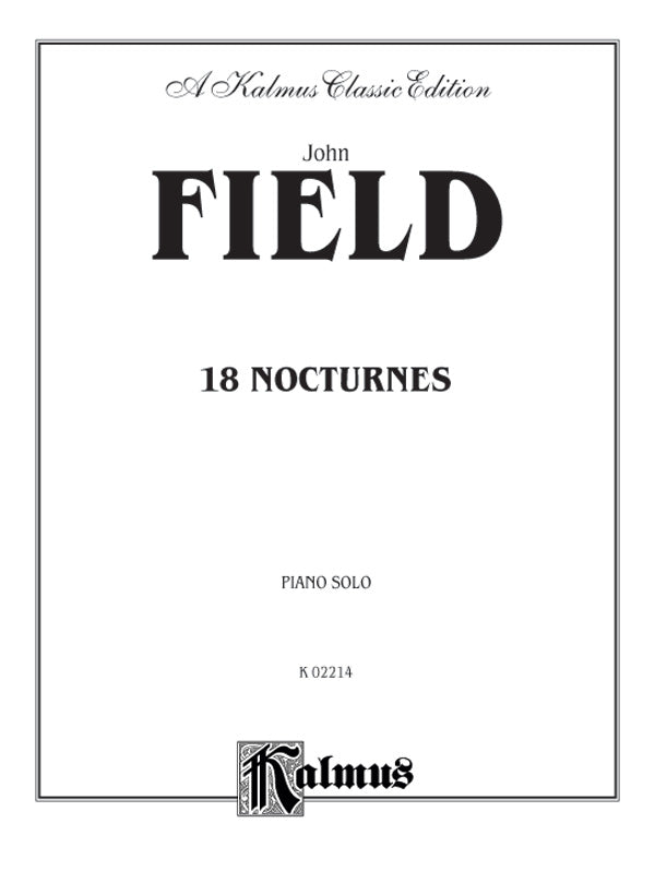 Field: 18 Nocturnes Sheet Music Preview