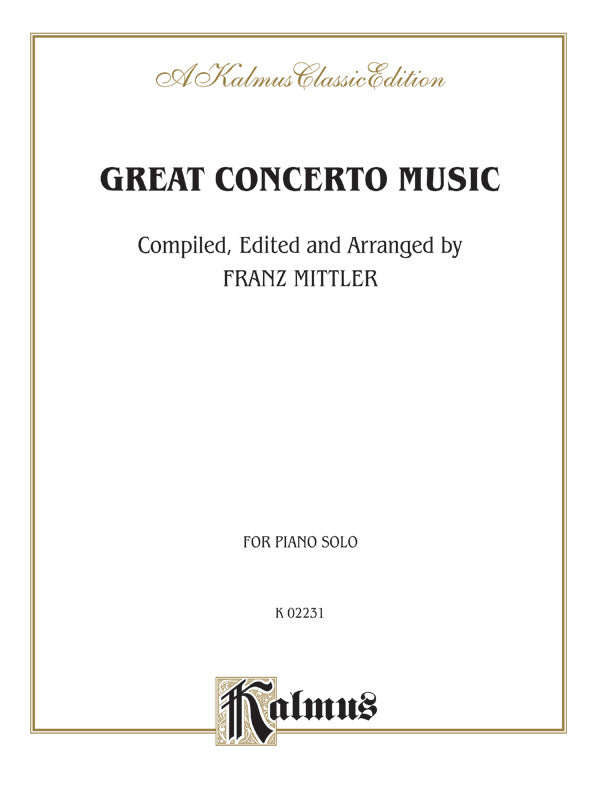 Great Concerto Music Cover Image