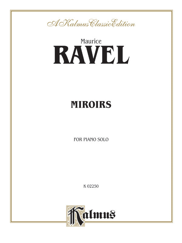 Ravel: Miroirs Sheet Music Preview