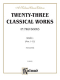Twenty-Three Classical Works for Two Guitars, Book 1 Cover Image