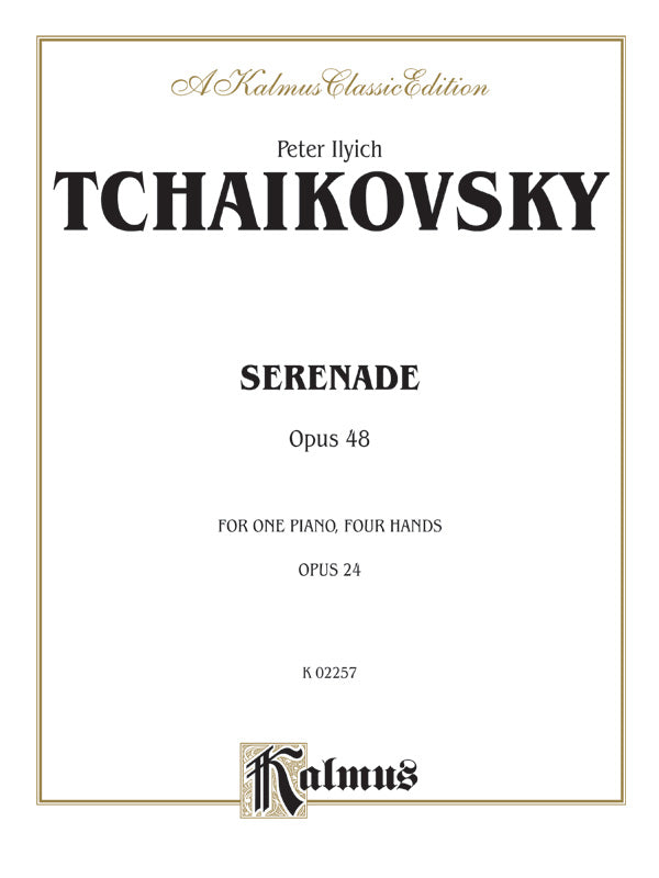 Tchaikovsky: Serenade, Op. 48 Sheet Music Preview