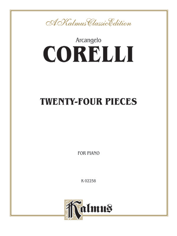 Corelli: Twenty-Four Pieces Sheet Music Preview