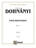 4 Rhapsodies, Opus 11 Cover Image
