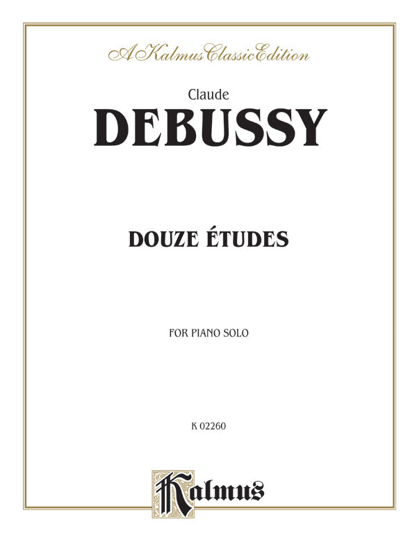 Debussy: Douze Etudes Sheet Music Preview