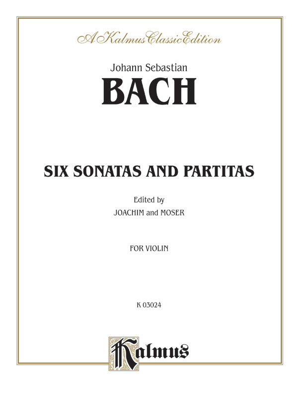 Bach: Six Sonatas and Partitas Sheet Music Preview