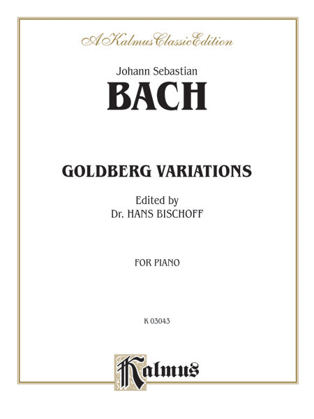 Bach: Goldberg Variations Sheet Music Preview