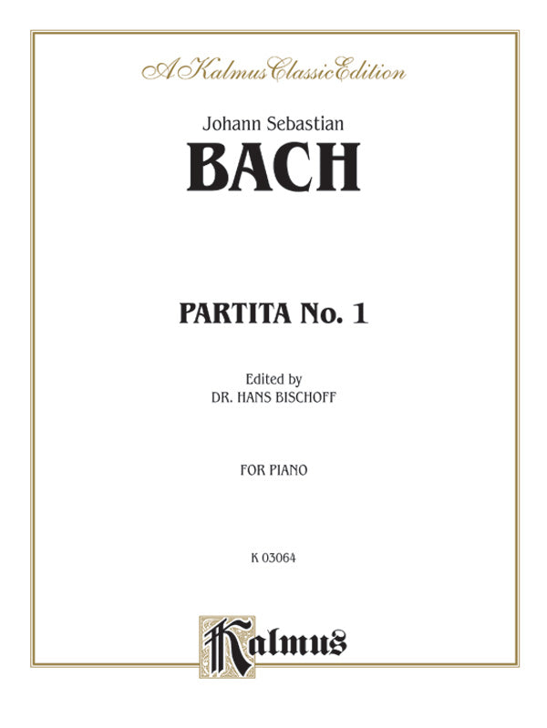 Partita No. 1 in B-flat Major Cover Image