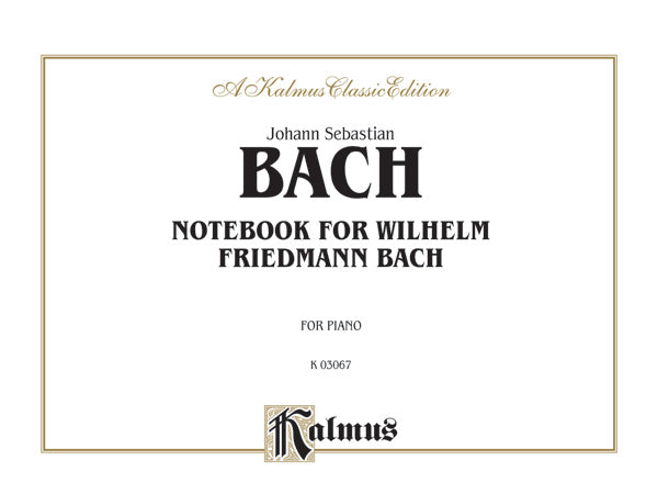 Notebook for Wilhelm Friedemann Bach Cover Image
