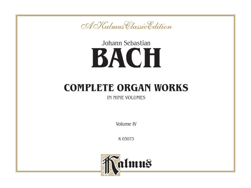 Complete Organ Works, Volume IV Cover Image