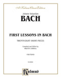First Lessons in Bach Cover Image