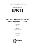 The Well-Tempered Clavier, Book 1, Nos. 1-8 Cover Image
