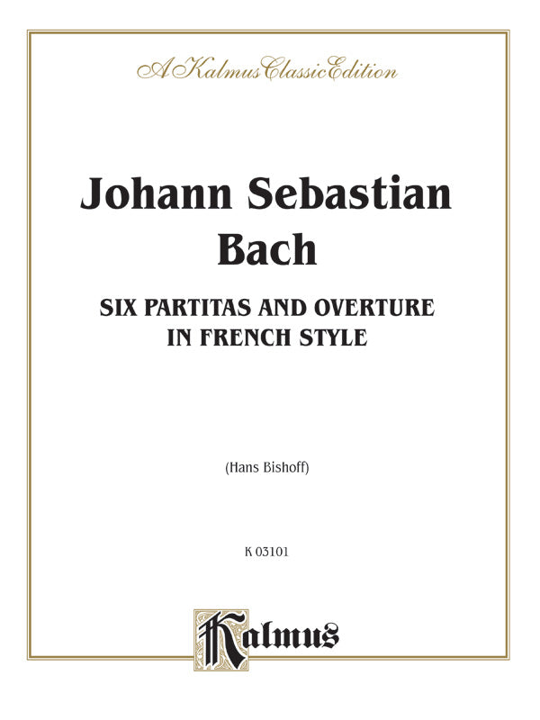 Bach: Six Partitas and Overture in French Style (Ed. Hans Bischoff) Sheet Music Preview