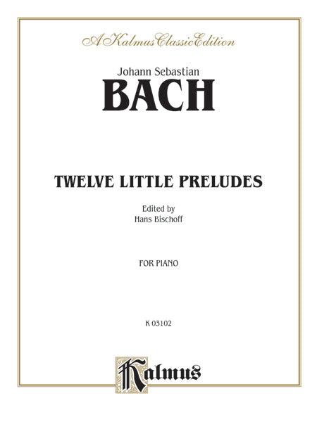 Bach: Twelve Little Preludes Sheet Music Preview