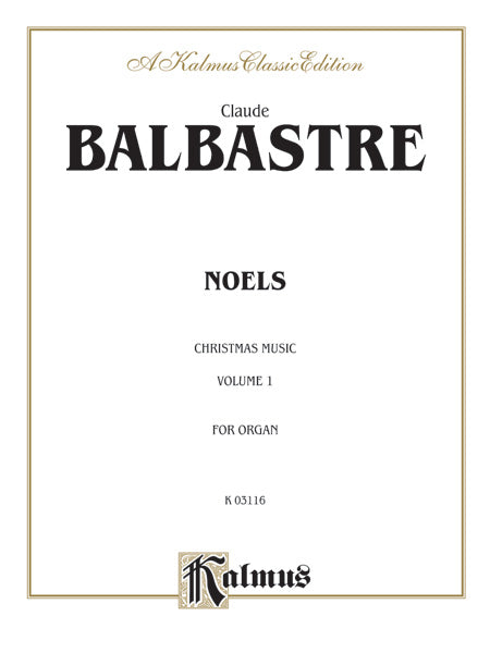 Balbastre: Noels, Volume I Sheet Music Preview