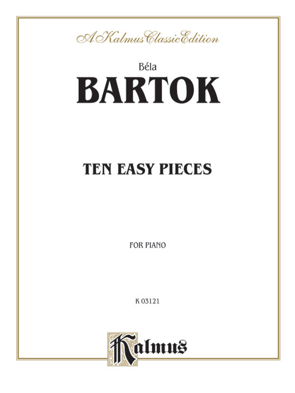 Ten Easy Pieces Cover Image