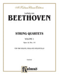 String Quartets, Volume I, Opus 18, Nos. 1-6 Cover Image