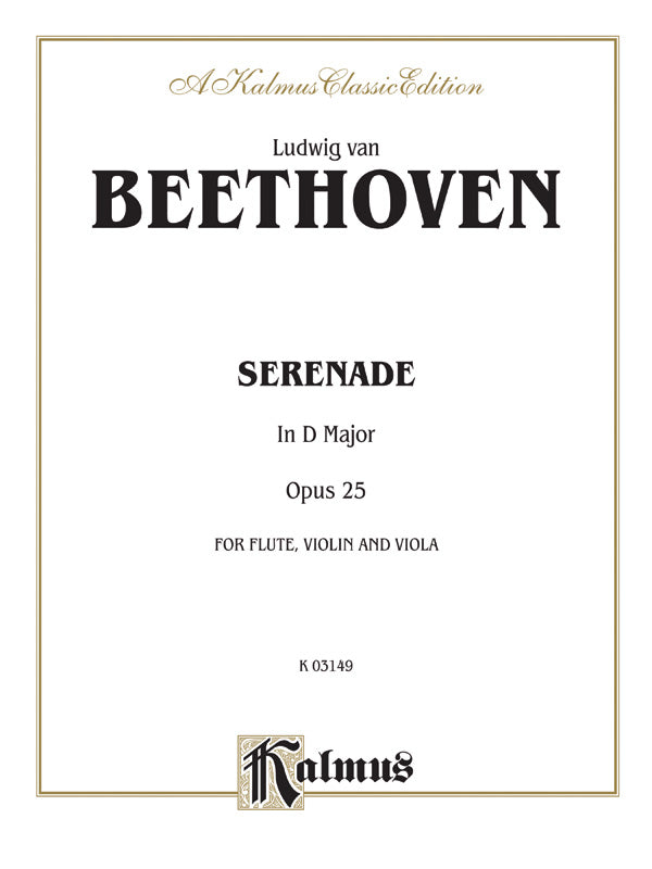 Beethoven: Serenade in D Major, Op. 25 Sheet Music Preview