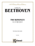 Two Romances, Opus 40 and 50 Cover Image