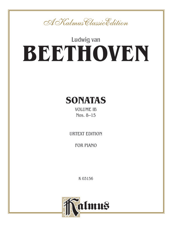 Beethoven: Sonatas (Urtext), Volume IB Sheet Music Preview