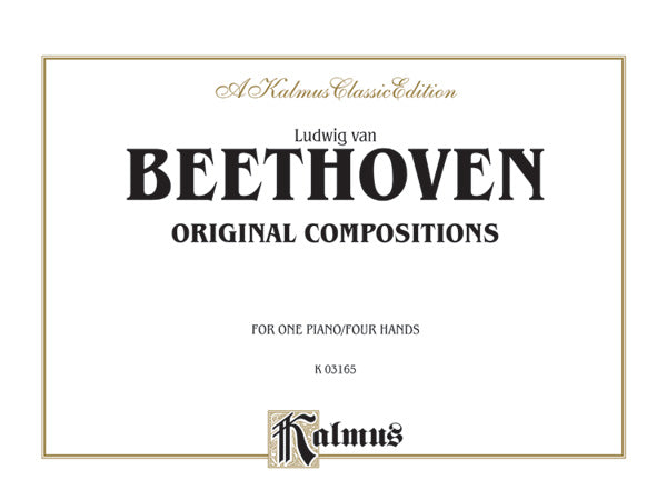 Beethoven: Original Compositions for Four Hands Sheet Music Preview