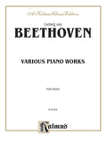 Various Piano Works, Including Complete Bagatelles Cover Image