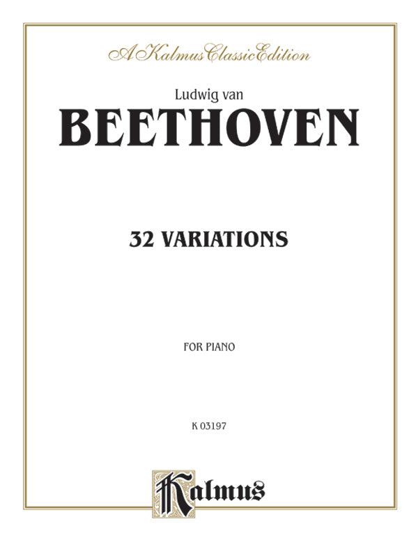 32 Variations Cover Image