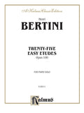 Twenty-five Easy Studies, Opus 100 Cover Image