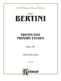 Twenty-five Primary Etudes, Opus 166 Cover Image