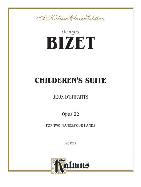 Bizet: Children's Suite (Jeux D'Enfants) Sheet Music Preview