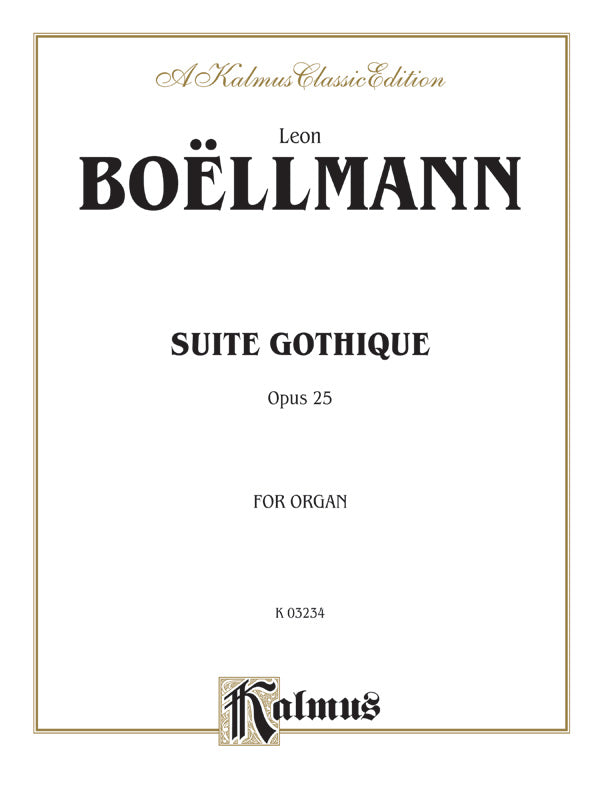 Boëllmann: Suite Gothique, Op. 25 Sheet Music Preview