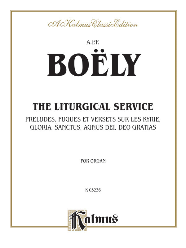 Boëly: Liturgical Service, Volume I Sheet Music Preview