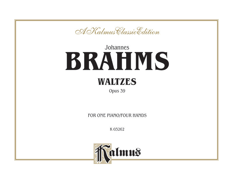 Brahms: Waltzes, Op. 39 Sheet Music Preview
