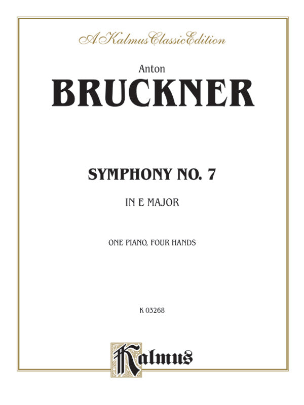 Bruckner: Symphony No. 7 in E Major (ISBN: 0757912818) Sheet Music Preview